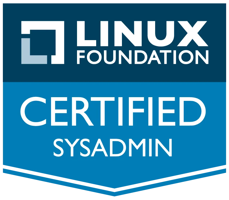 Linux Foundation Certified SysAdmin badge