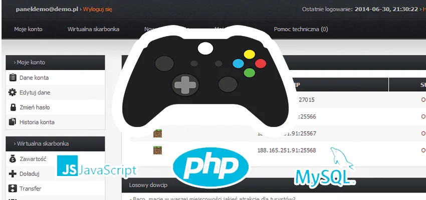 Safe Game Panel main screen